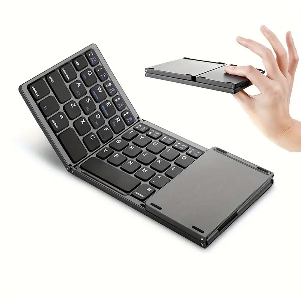 Teclado Portatil Plegable Ultrafino Black