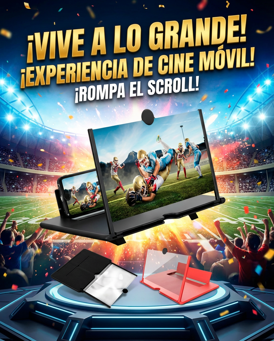 MaxScreen Pro™ – Amplificador de Pantalla para Celular