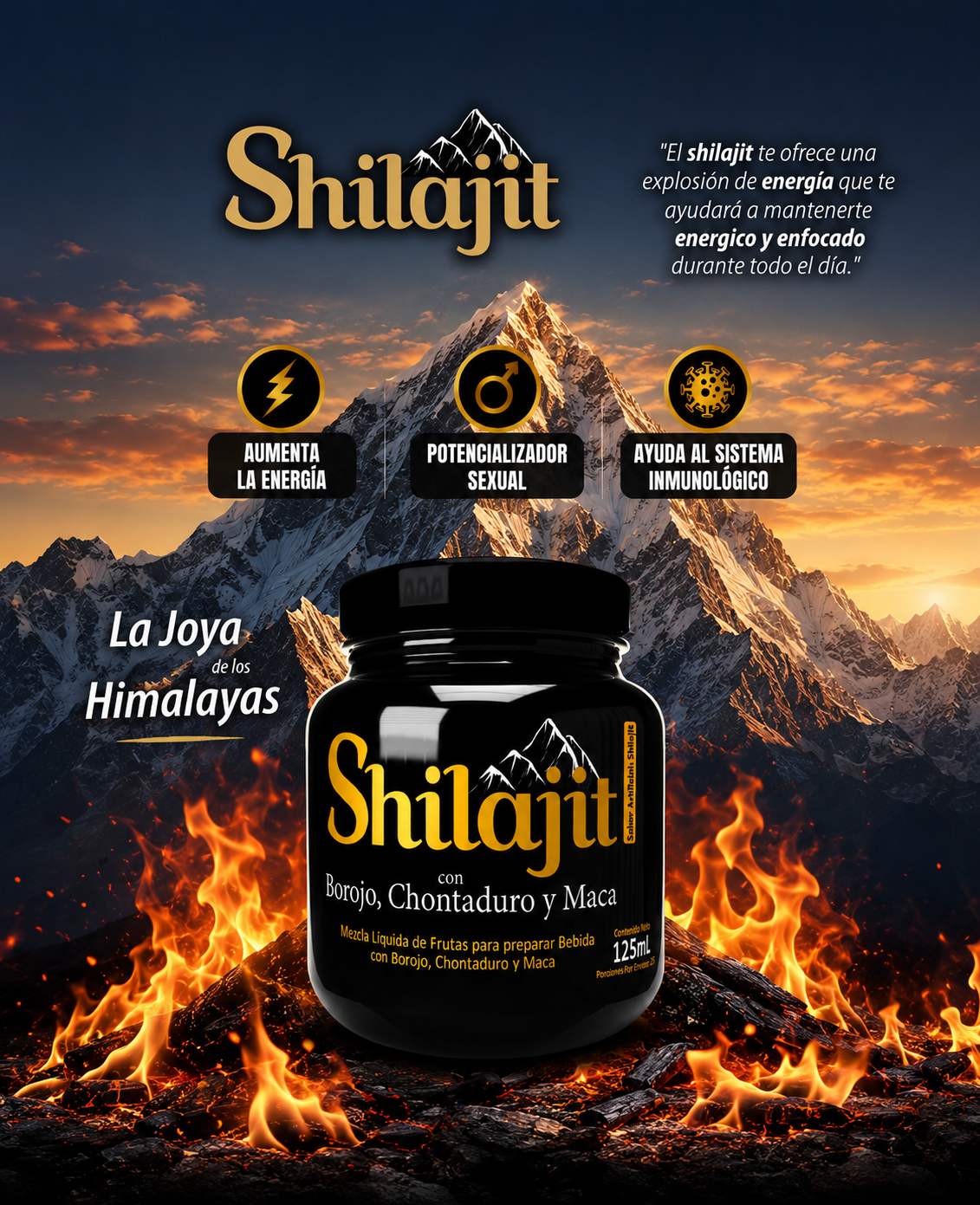 💪 MÁS FUERZA, MÁS ENERGÍA, MÁS RENDIMIENTO — SHILAJIT POWER MAX™