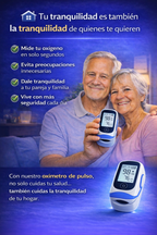 Oxímetro Digital Pro | Medición de Oxígeno y Pulso en Segundos