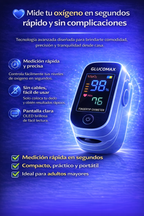 Oxímetro Digital Pro | Medición de Oxígeno y Pulso en Segundos