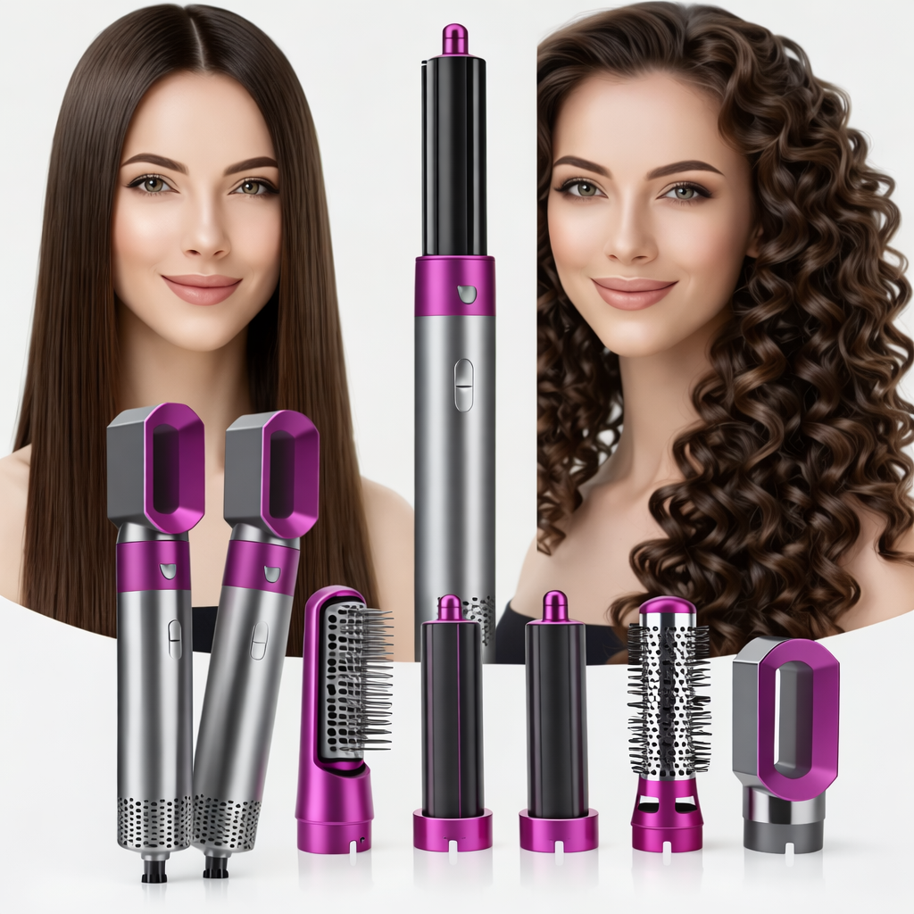 Cepillo 5 en 1 Profesional - Cabello Perfecto en Minutos