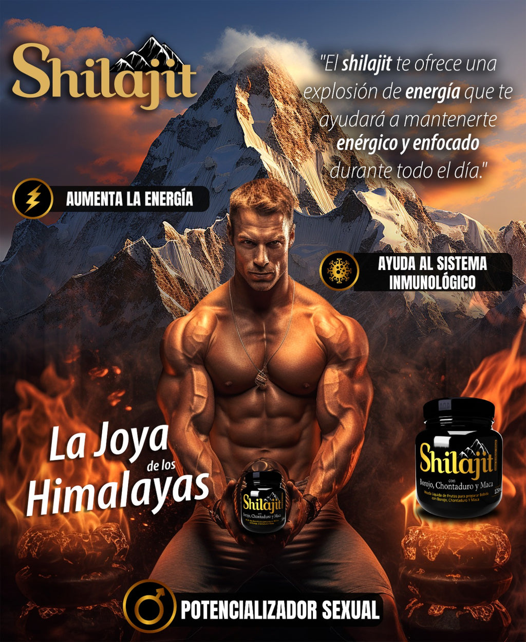 💪 MÁS FUERZA, MÁS ENERGÍA, MÁS RENDIMIENTO — SHILAJIT POWER MAX™