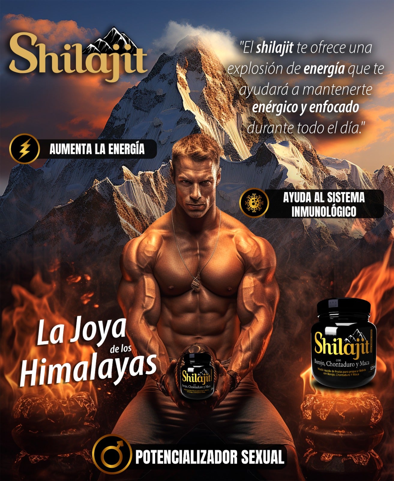 💪 MÁS FUERZA, MÁS ENERGÍA, MÁS RENDIMIENTO — SHILAJIT POWER MAX™